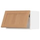 SEKTION Gabinete de pared horizontal, blanco/Vedhamn roble, 24x15x15 "