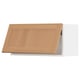 SEKTION Gabinete de pared horizontal, blanco/Vedhamn roble, 30x15x15 "
