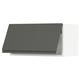 SEKTION Gabinete de pared horizontal, blanco/Voxtorp gris oscuro, 30x15x15 "