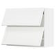 SEKTION Gabinete pared horizontal+2 puertas, blanco Enköping/blanco efecto madera, 36x15x30 "