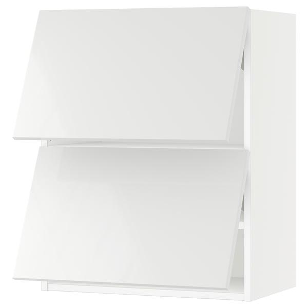 SEKTION Gabinete pared horizontal+2 puertas, blanco/Ringhult blanco, 24x15x30 "