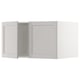 SEKTION Gabinete sup refrig/congelador+2pt, blanco/Lerhyttan gris claro, 36x24x20 "