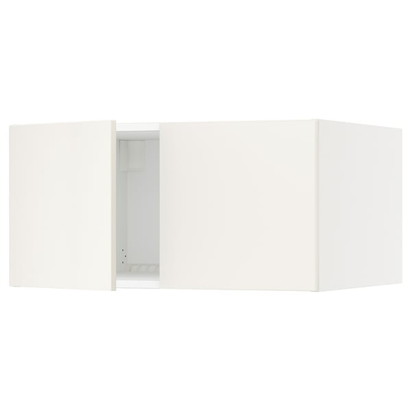 SEKTION Gabinete sup refrig/congelador+2pt, blanco/Veddinge blanco, 30x24x15 "