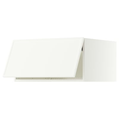 SEKTION Gabinete sup refrig/congelador, blanco/Aspudden blanco mate, 30x24x15 "
