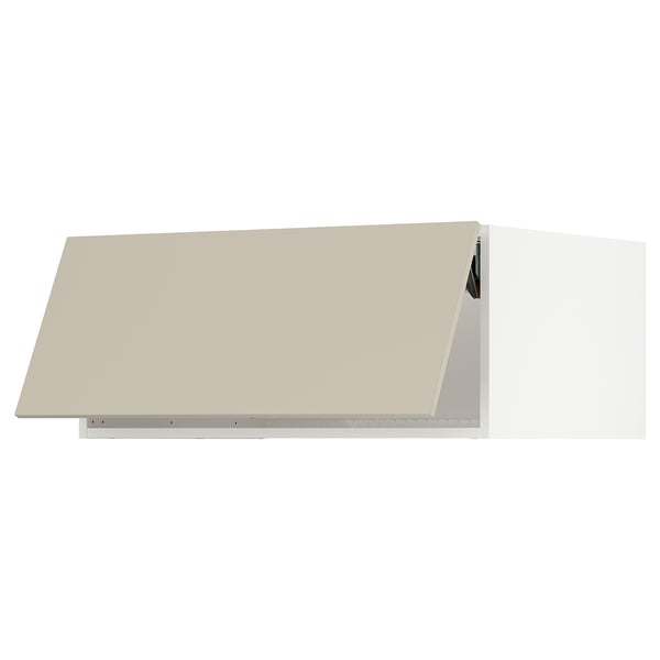 SEKTION Gabinete sup refrig/congelador, blanco/Havstorp beige, 36x24x15 "