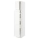 SEKTION / MAXIMERA Gabinete alto+1 pt/4 cjn extraíbles, blanco Enköping/blanco efecto madera, 15x24x80 "