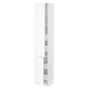 SEKTION / MAXIMERA Gabinete alto+2 prta/estantes/4 cjn, blanco Enköping/blanco efecto madera, 18x15x90 "