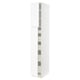 SEKTION / MAXIMERA Gabinete alto+2 prta/estantes/5 cjn, blanco Enköping/blanco efecto madera, 15x24x90 "