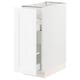 SEKTION / MAXIMERA Gabinete bajo+almacenamiento xtrbl, blanco Enköping/blanco efecto madera, 12x24x30 "