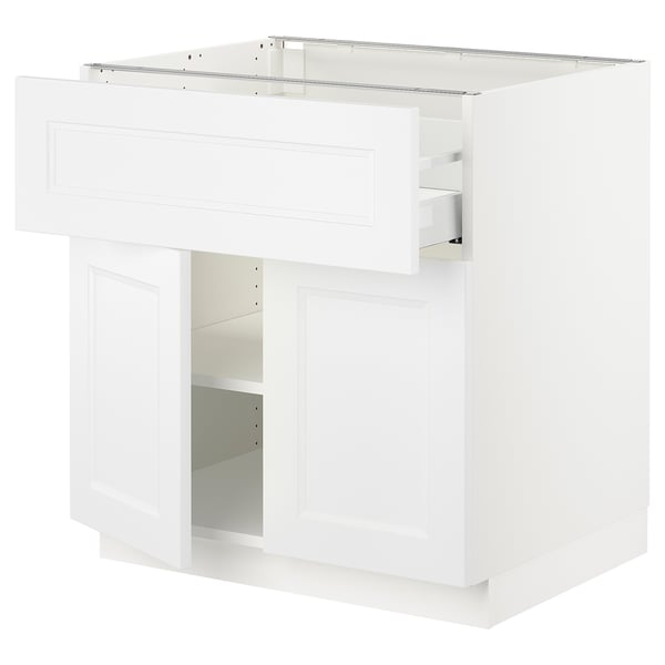 SEKTION / MAXIMERA Gabinete bajo+cajón/2 puertas, blanco/Axstad blanco mate, 30x24x30 "