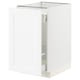 SEKTION / MAXIMERA Gabinete bajo clasf residuos/1 prta, blanco Enköping/blanco efecto madera, 18x24x30 "
