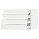 SEKTION / MAXIMERA Gabinete de pared+4 cajones, blanco Enköping/blanco efecto madera, 30x15x20 "