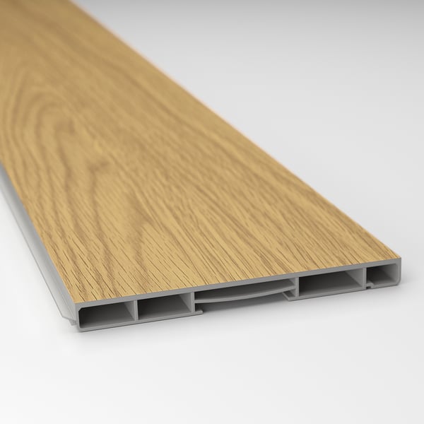 SINARP Plinto, efecto de roble, 84x4 1/2 "
