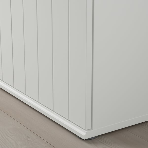 SKRUVBY Combinación de almacenaje, blanco, 51 1/8x55 1/8 "