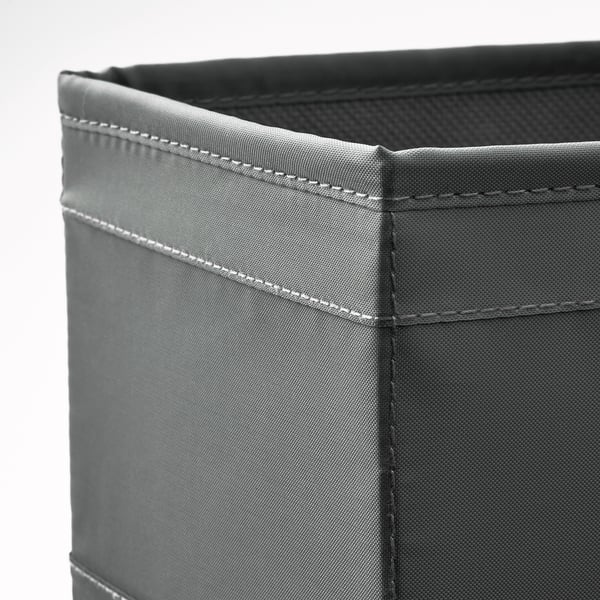 SKUBB Caja, juego de 6, gris oscuro