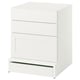SMÅSTAD / UPPFÖRA Gavetero de 3 cajones, blanco blanco/+marco, 23 5/8x25 5/8x29 7/8 "