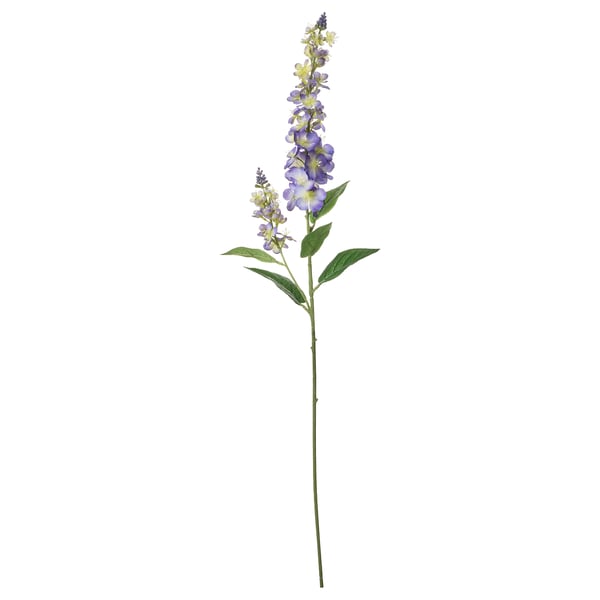 SMYCKA Flor artificial, interior/exterior verbasco/azul, 31 "