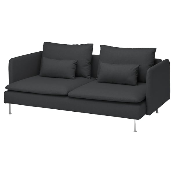 SÖDERHAMN Sofá, Fridtuna gris oscuro
