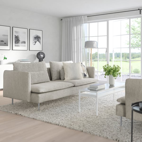 SÖDERHAMN Sofá, Viarp beige/marrón