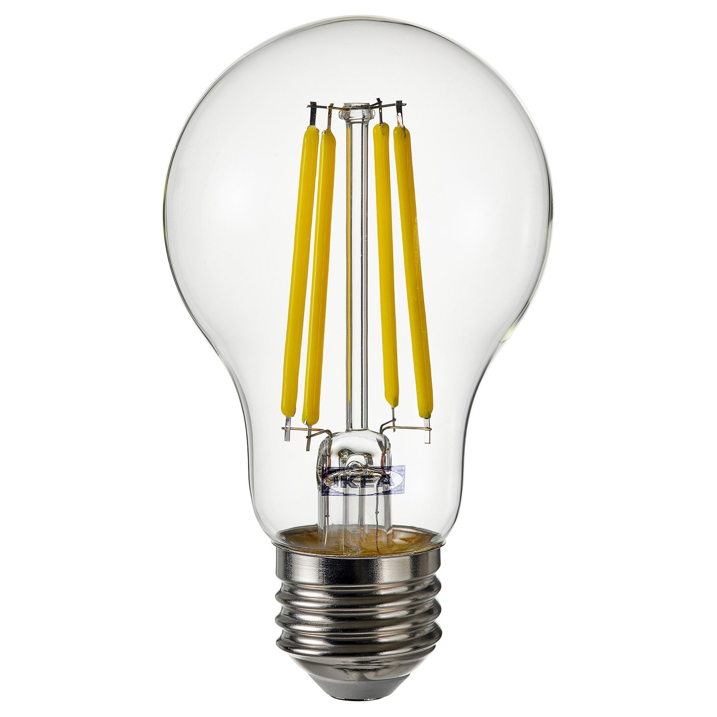 SOLHETTA Bombilla LED E26 450 lúmenes, globo transparente