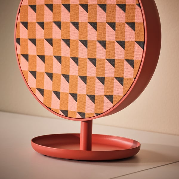 SOLSKYDD Bocina portátil Bluetooth, naranja, 8 "
