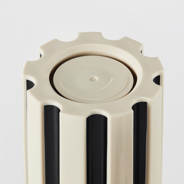 SPJUTLILJA Molinillo, juego de 2, negro/beige claro, 6 1/4 "