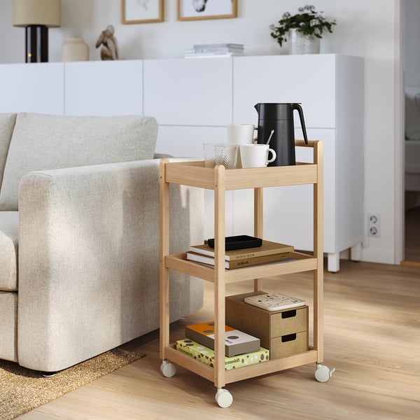 STEGESUND Carrito, bambú claro, 16 1/2x13x29 7/8 "