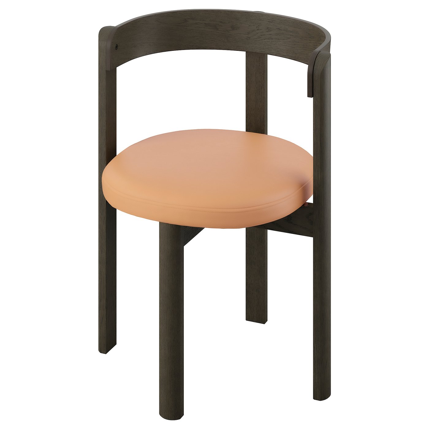 STOCKHOLM 2025 Silla, marrón oscuro/cuero