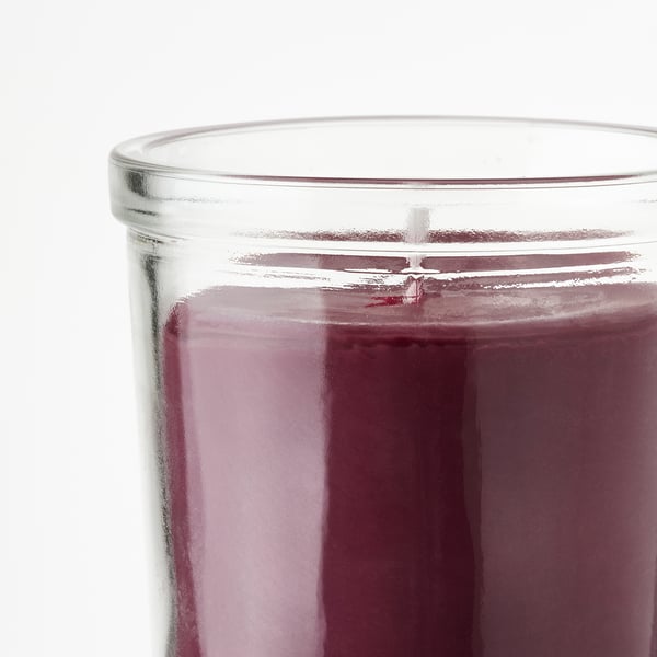 STÖRTSKÖN Vela aromática recipiente de vidrio, Bayas/rojo, 20 hr