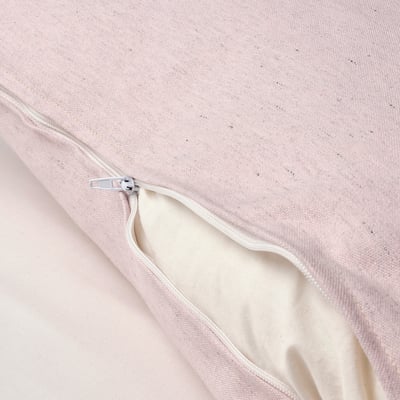 STRANDMALÖRT Funda para cojín, rosado claro, 20x20 "