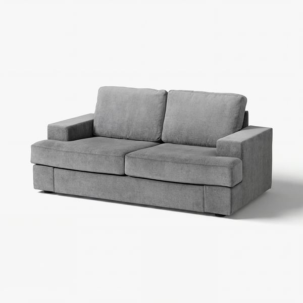 SUNDBRON Sofá de 2 plazas, Johanneshov gris oscuro