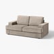 SUNDBRON Sofá de 2 plazas, Johanneshov marrón-beige