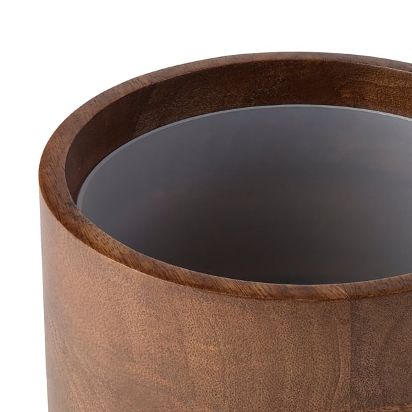 SVARTHÄTTA Maceta, madera de mango, 4 ¾ "