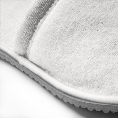 TÅSJÖN Pantuflas, blanco, L/XL