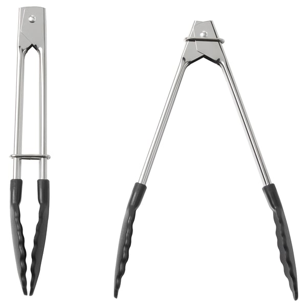 TILLÄMPAD Pinzas de cocina, acero inoxidable