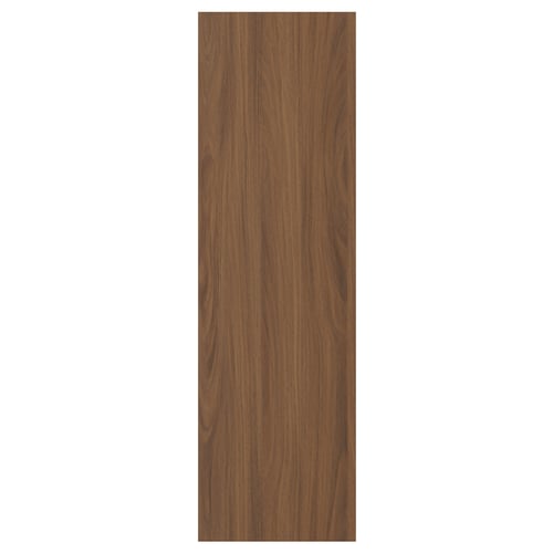 TISTORP Puerta, marrón efecto de nogal, 12x40 "