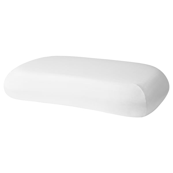 TÖCKENFLY Funda para almohada ergonómica, blanco, 11x17 "