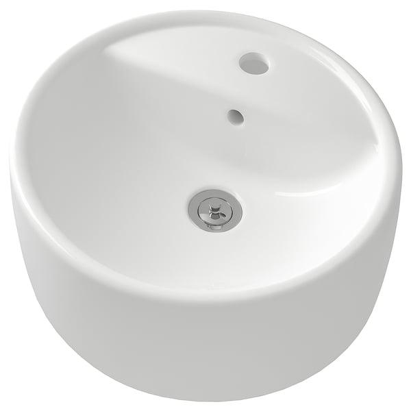 TÖRNVIKEN Lavamanos para barra de baño, blanco, 17 3/4 "