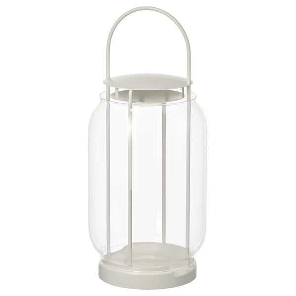 TOFSAND Farolillo vela grande, int/ext, blanco, 17 ¼ "