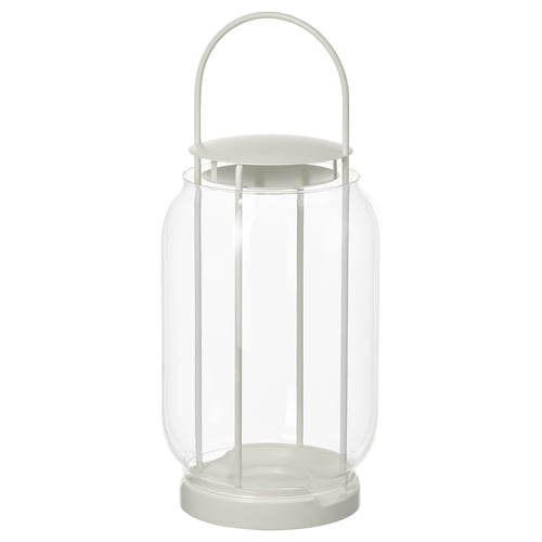 TOFSAND Farolillo vela grande, int/ext, blanco, 17 ¼ "