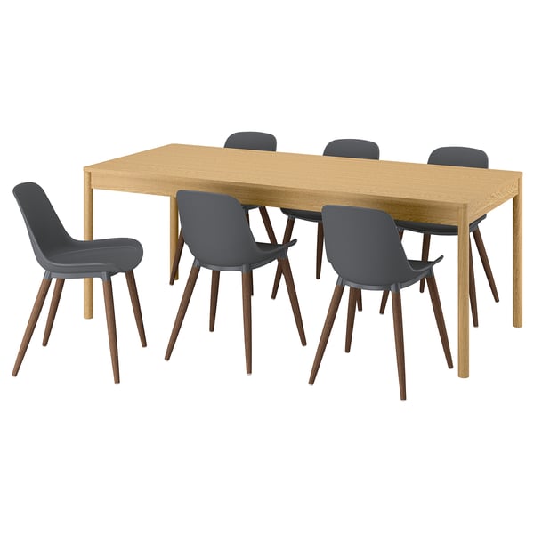 TONSTAD / GRÖNSTA Mesa y 6 sillas