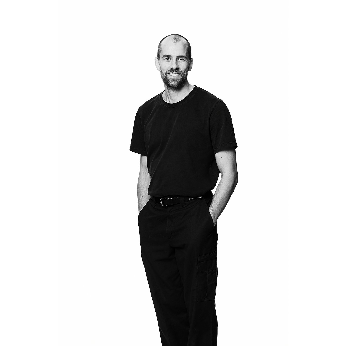 TROMMA Reloj de pared, blanco, 9 ¾ "
