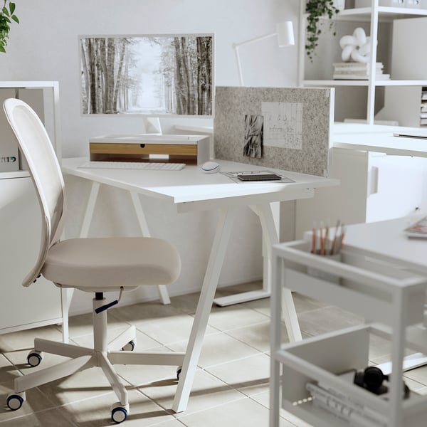 TROTTEN Tablero, blanco, 30x13 "