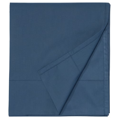 ULLVIDE Sábana encimera, azul oscuro, Twin/Twin extra largo