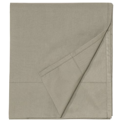 ULLVIDE Sábana encimera, beige grisáceo, Tamaño full/doble