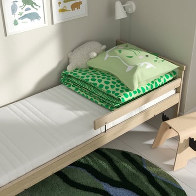 UNDERLIG Colchón espuma cama jóvenes, blanco, 27 1/2x63 "