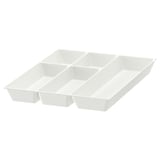 UPPDATERA Bandeja para cubiertos, blanco, 15x19 ½ "