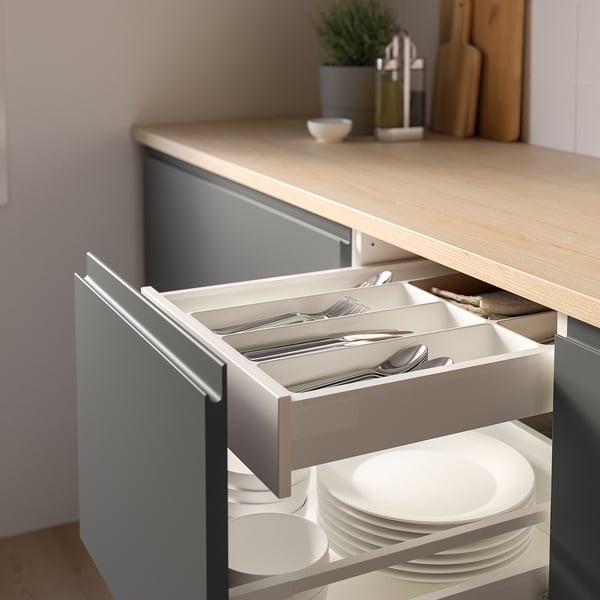 UPPDATERA Bandeja para cubiertos, blanco, 12x19 ½ "