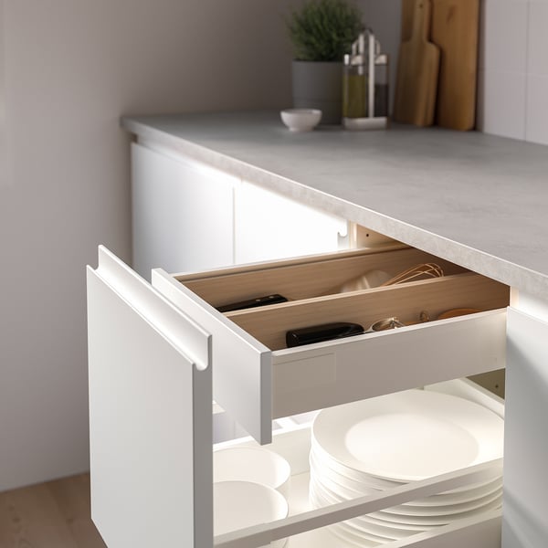 UPPDATERA Bandeja para utensilios, bambú, 6x19 ½ "