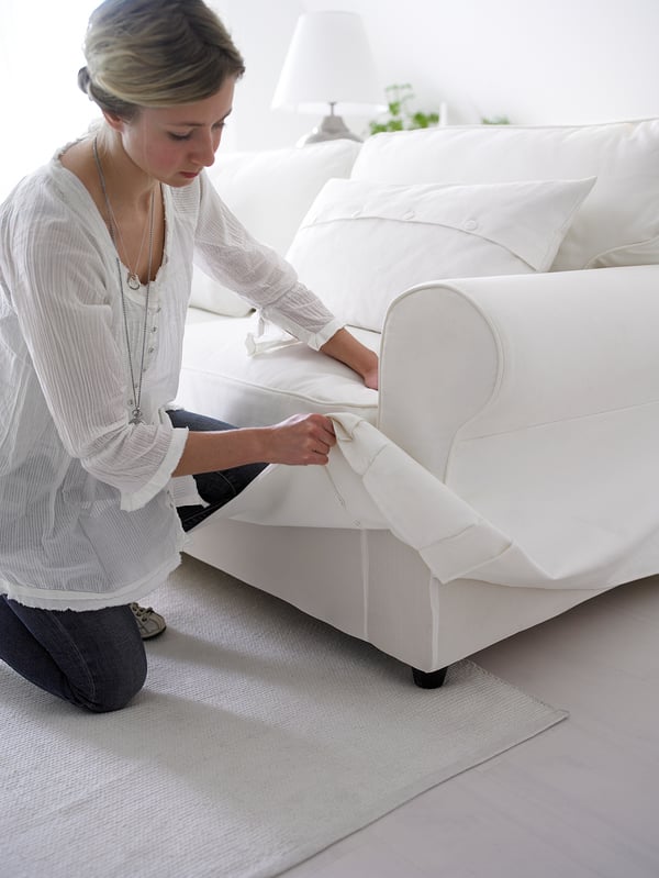 UPPLAND Funda para sofá, Blekinge blanco